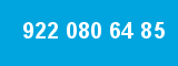 922 080 64 85 922 080 64 85